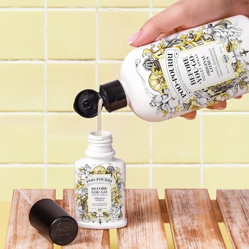 Poo-Pourri Before-You-Go Toilet Spray, Lavender Vanilla, 1 Fl Oz Pocket Travel Size - Lavender, Vanilla and Citrus - Image 11