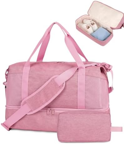 Wandering Nature For Spirit Airlines Personal Item Bag 18x14x8 Travel Duffel Bag Underseat Carry on Luggage with Shoe Compartment Wet Pocke Toiletry Pouch for Women Men Patent Pending