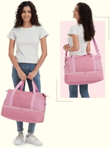 Wandering Nature For Spirit Airlines Personal Item Bag 18x14x8 Travel Duffel Bag Underseat Carry on Luggage with Shoe Compartment Wet Pocke Toiletry Pouch for Women Men Patent Pending - Image 6