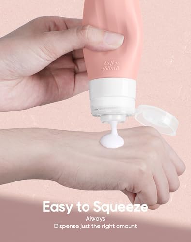 Morfone 16 Pack Travel Bottles Set for Toiletries, TSA Approved Travel Containers Leak Proof Silicone Squeezable Travel Accessories 2oz 3oz Travel Essentials for Shampoo Conditioner Lotion (BPA Free) - Image 4