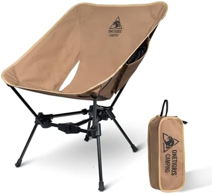 OneTigris Tigerblade Camping Chair, Lightweight Folding Backpacking Hiking, Compact Portable 330 lbs Capacity