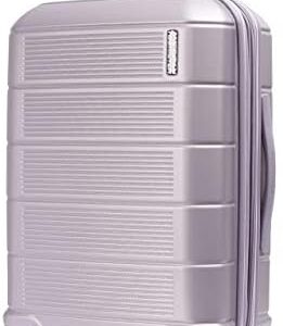 American Tourister Stratum 2.0 Expandable Hardside Luggage with Spinner Wheels, Purple Haze, Carry-on