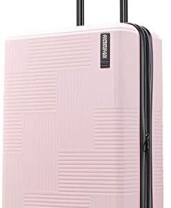 American Tourister Stratum XLT Expandable Hardside Luggage with Spinner Wheels, Pink Blush, Carry-On 21-Inch