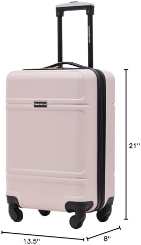 Travelers Club Skyline Spinner Luggage, Filmy, 22-Inch Carry-On - Image 11