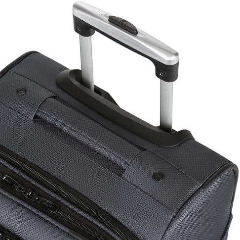 SwissGear Sion Softside Expandable Luggage, Dark Grey, Carry-On 21-Inch - Image 8