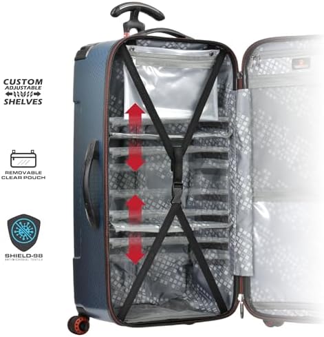 Traveler's Choice Maxporter II 30" Hardside Spinner Trunk Luggage, Expandable, Black - Image 5