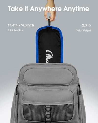 MOON LENCE Portable Camping Chair, Backpacking Chair, Ultralight & Compact, 400 lbs Capacity, for Outdoor Camp, Travel, Beach, Picnic, Hiking - Image 4