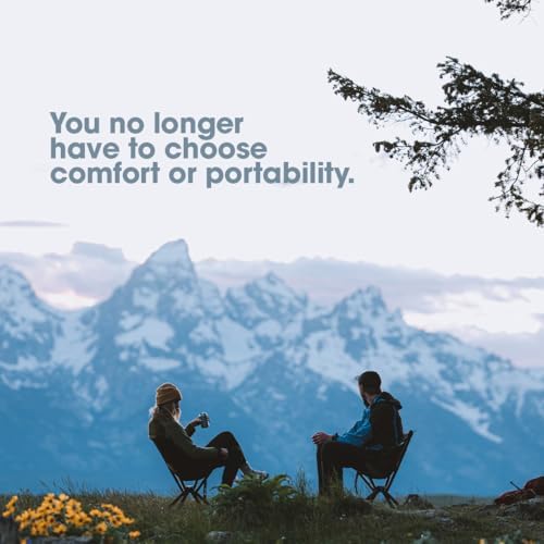 CLIQ Portable Chair - Lightweight Folding Chair for Camping - Supports 300 Lbs - Perfect for Outdoor Adventures - Red - Image 4