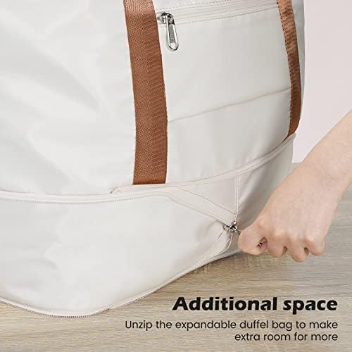 Coolife Suitcase Set 3 Piece Carry On Hardside Luggage with TSA Lock Spinner Wheels (White, S(20in)) - Image 4