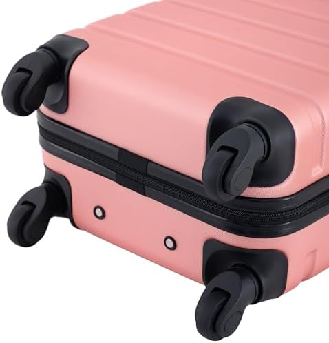 Travelers Club Harper Luggage, Rose Gold, 20-Inch Carry-On - Image 7