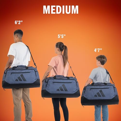 adidas Defender 5.0 Duffel, Durable Travel Gym Sports Bag for Men and Women, Black, Medium (59L) - Image 5