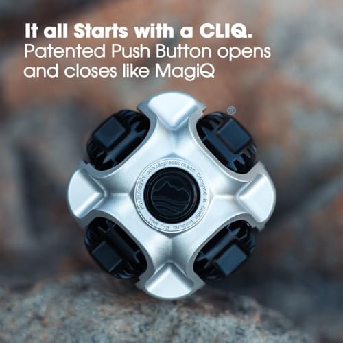 CLIQ Portable Chair - Lightweight Folding Chair for Camping - Supports 300 Lbs - Perfect for Outdoor Adventures - Red - Image 7