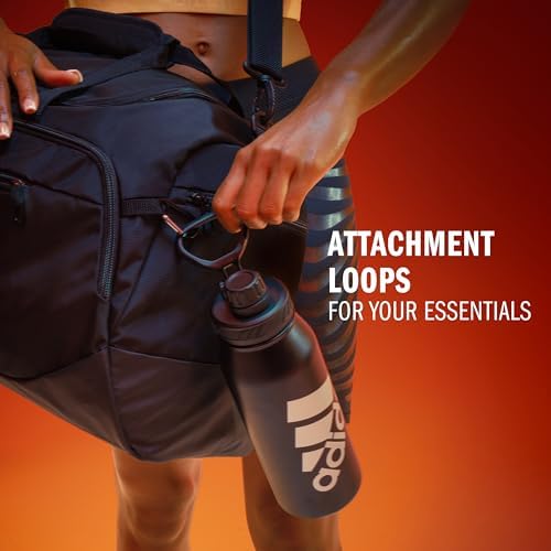 adidas Defender 5.0 Duffel, Durable Travel Gym Sports Bag for Men and Women, Black, Medium (59L) - Image 6