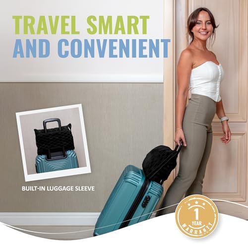 BOACAY Packable Travel Blanket for Airplane, Car - Compact Office Blanket - Portable Pillow for Adults, Kids with Case, Luggage Sleeve, Backpack Clip - Image 4