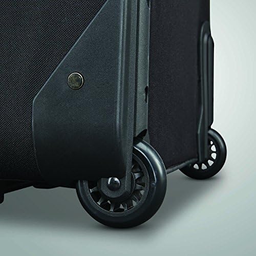 American Tourister Fieldbrook XLT Softside Upright Luggage, Black, 4-Piece Set (BB/DF/21/25) - Image 7