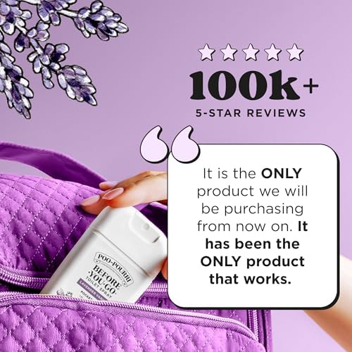 Poo-Pourri Before-You-Go Toilet Spray, Lavender Vanilla, 1 Fl Oz Pocket Travel Size - Lavender, Vanilla and Citrus - Image 3