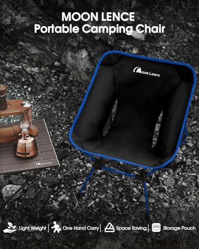 MOON LENCE Portable Camping Chair, Backpacking Chair, Ultralight & Compact, 400 lbs Capacity, for Outdoor Camp, Travel, Beach, Picnic, Hiking - Image 3
