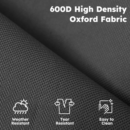 Oversized Camping Chairs 2 Pack - 450lbs Support Heavy Duty Folding Camp Chair Wide Portable Outside Collapsible Chairs with Carry Bag,Cooler,Cup Holder for Outdoor,Lawn,Sports,Baseball,Soccer-Black - Image 9