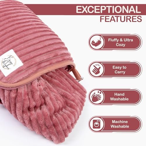 Premium Travel blanket pillow - XL 50"x70" | 2 in 1 Travel Blanket Airplane Compact with Bag having Hand Luggage Sleeve & Backpack Clip | Roadtrip, Hiking and long flight must haves | Airplane Comfort - Image 3