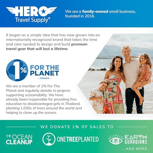 HERO Neck Wallet, RFID Blocking Passport Holder, Easy to Conceal Travel Pouch - Image 5