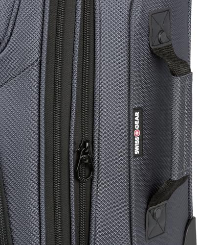SwissGear Sion Softside Expandable Luggage, Dark Grey, Carry-On 21-Inch - Image 10