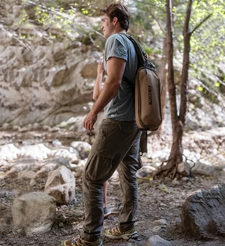 MARCHWAY Lightweight Folding High Back Camping Chair with Head Support, Stable Portable Compact for Outdoor Camp, Travel, Beach, Picnic, Festival, Hiking, Backpacking (Highback Khaki) - Image 8