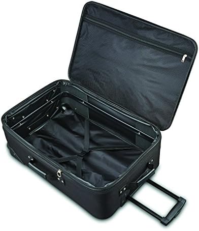 American Tourister Fieldbrook XLT Softside Upright Luggage, Black, 4-Piece Set (BB/DF/21/25) - Image 4
