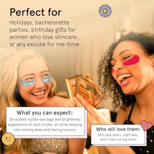 grace & stella Award Winning Under Eye Mask - Travel Essentials - Birthday Gifts for Women - Gel Eye Patches for Dark Circles, Puffy Eyes, Wrinkles, Undereye Bags - Vegan - Self Care (24 Pairs, Gold) - Image 7