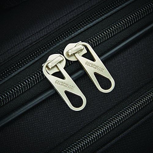 American Tourister Fieldbrook XLT Softside Upright Luggage, Black, 4-Piece Set (BB/DF/21/25) - Image 9