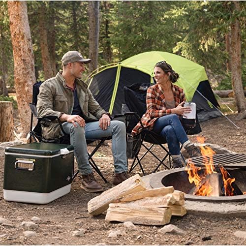 Coleman Portable Camping Quad Chair with 4-Can Cooler, Cushioned Seat & Back with Side Pockets & Cup Holder, Carry Bag Included - Image 9